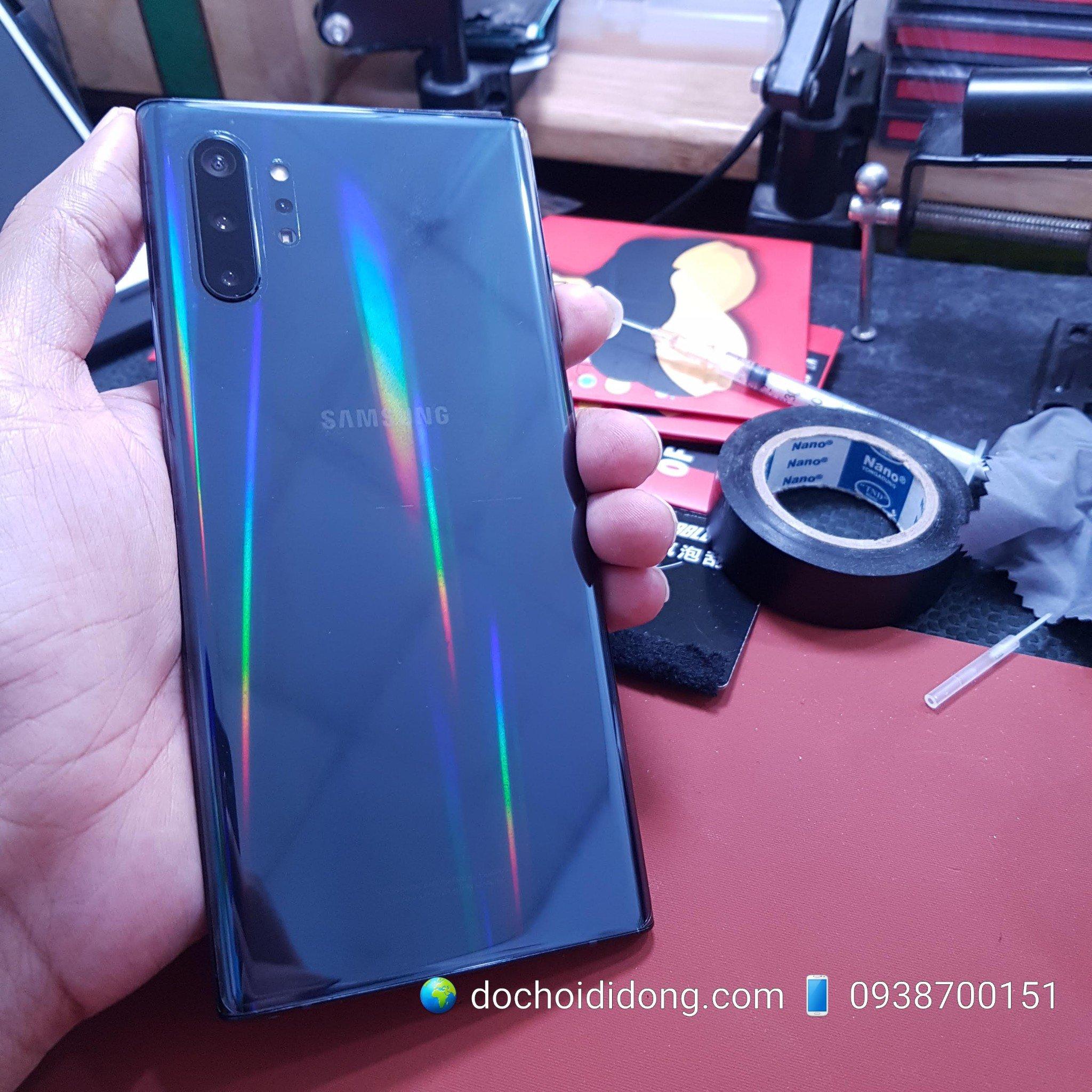 [HCM]Miếng Dán Lưng Samsung Note 10 - Note 10 Plus Aurora Đổi Màu