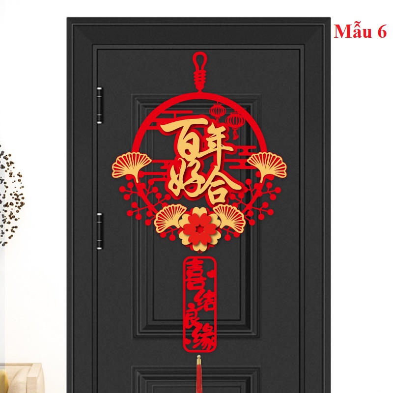 Set trang trí cửa phòng cưới, phòng tân hôn