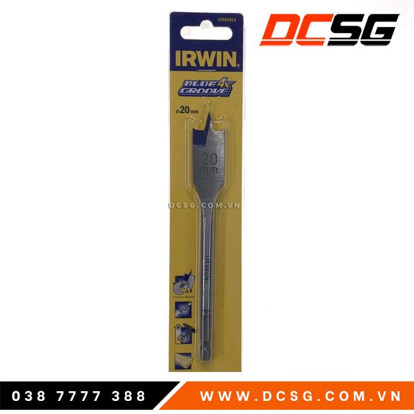 Mũi khoan gỗ đuôi cá 20mm irwin 10502813
