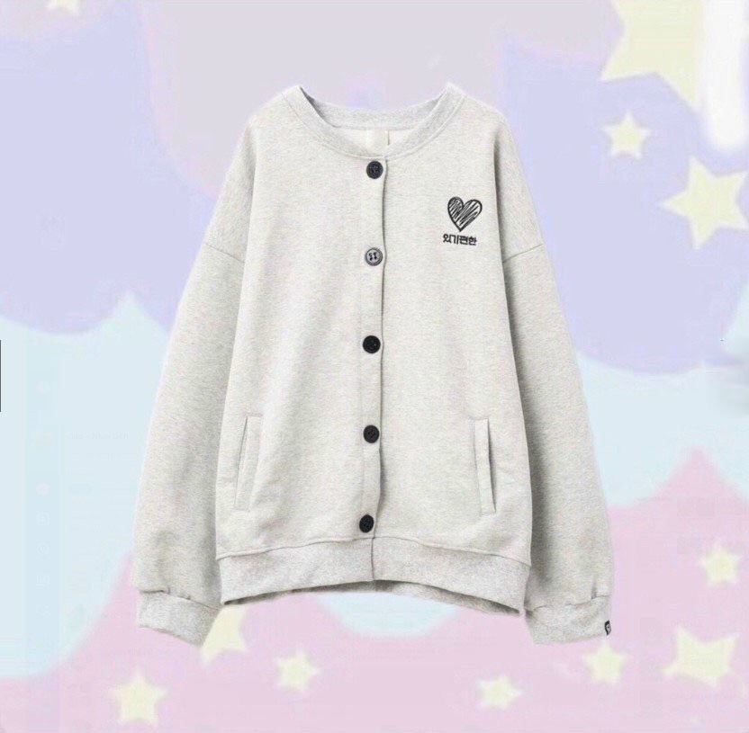 [HCM]Áo khoác cardigan nam nữ bomber form rộng phong cách Hàn Quốc