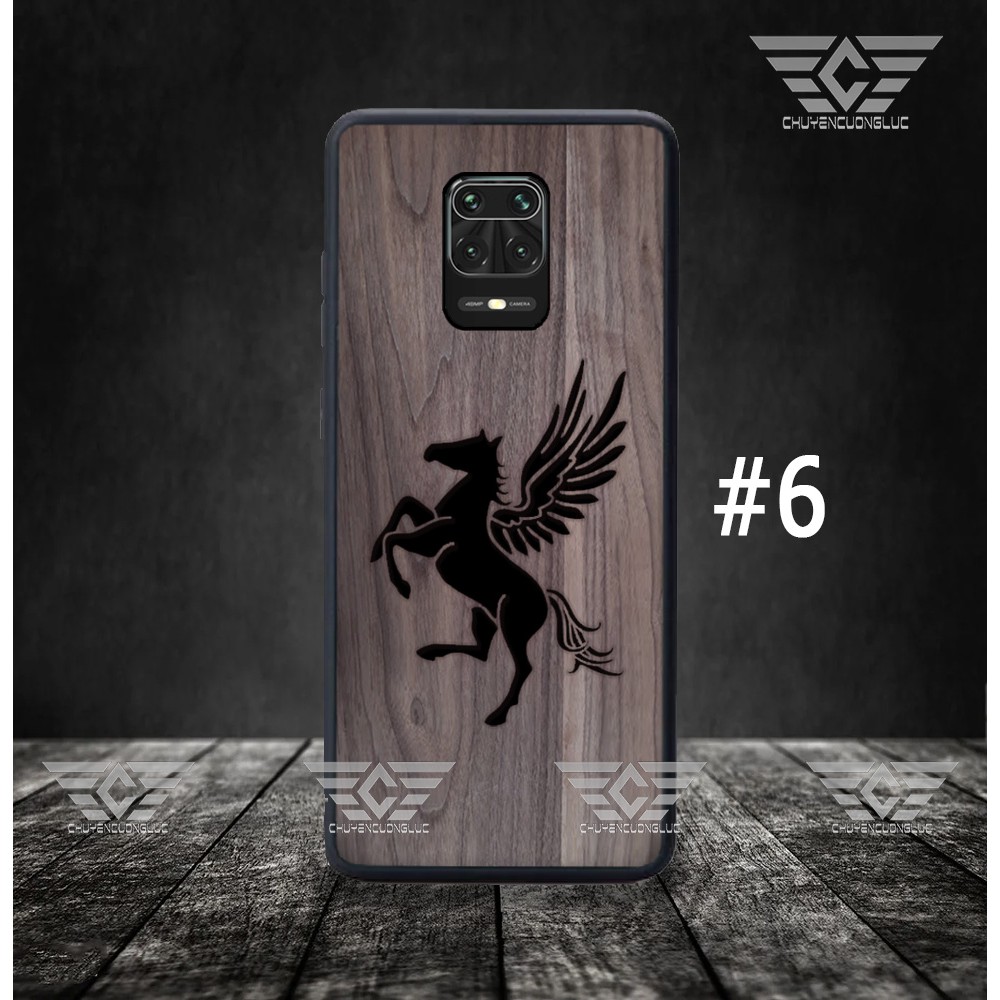 Ốp lưng bằng gỗ XIAOMI REDMI NOTE 9/ NOTE 9S/ NOTE 9 PRO - GỖ TỰ NHIÊN WALNUT