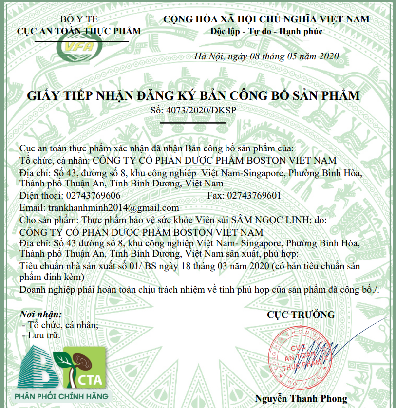 Viên Sủi Sâm Ngọc Linh (Tuýp/10 viên)