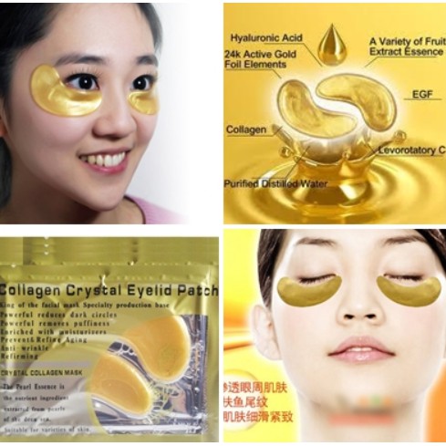 Combo 10 Miếng Mặt Nạ Mắt 24k Collagen Crystal
