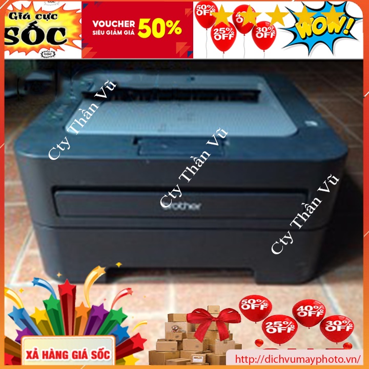 Máy in laser Brother HL-2240d có in 2 mặt tự động đầy đủ phụ kiên, tặng kèm hộp mực in bảo hành INECO