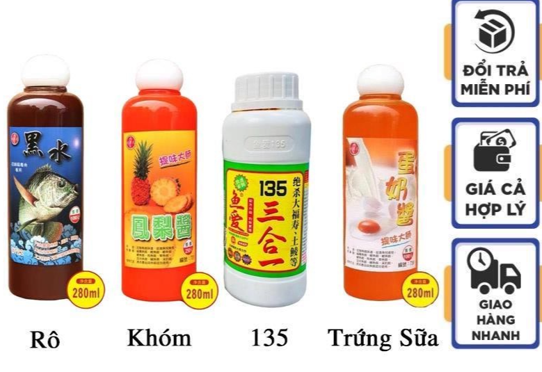 THính Dụ Cá Tinh Mùi 135, Trứng Sữa, Rô Đen. Khóm Đại Ca Đại