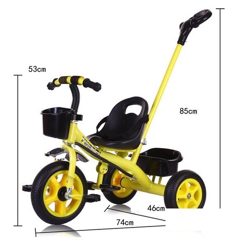 XE ĐẠP 3 BÁNH CÓ GIỎ CẦN ĐẨY TAY