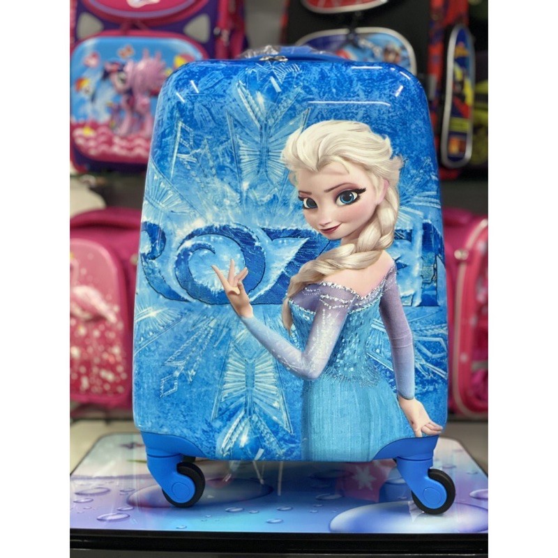 Vali Elsa Cho Bé Size 18 Inch, In Hình 2 Mặt (Có Sẵn)