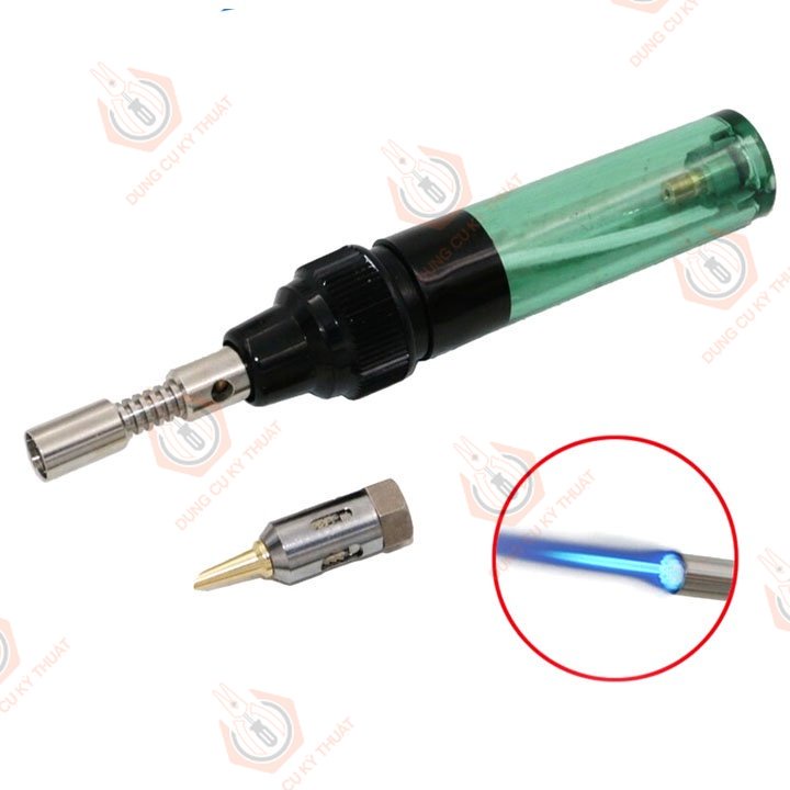 Bút khò hàn mini dùng gas mt-100 bút khò, mỏ hàn thiếc bằng gas _
