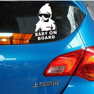 Tem Dán Trang Trí Ô Tô Baby On Board