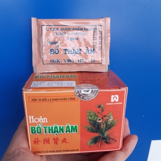 Hoàn BỔ THẬN ÂM Nam Hà (Hộp 10 gói hoàn cứng)
