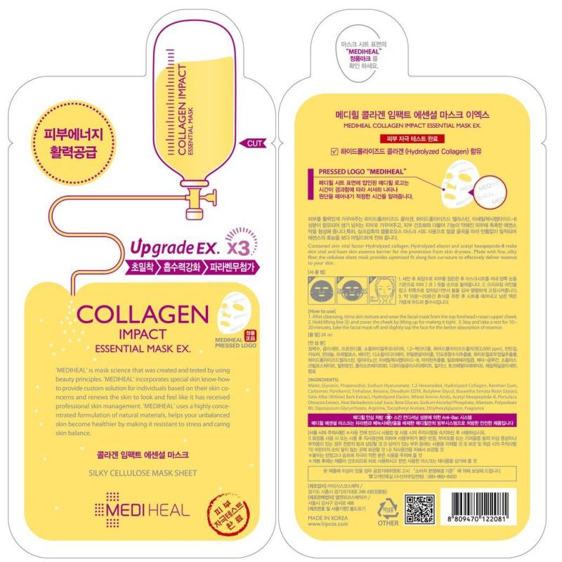 Mặt nạ collagen ngăn ngừa lão hóa da Mediheal Collagen Impact Essential Mask EX 24ml