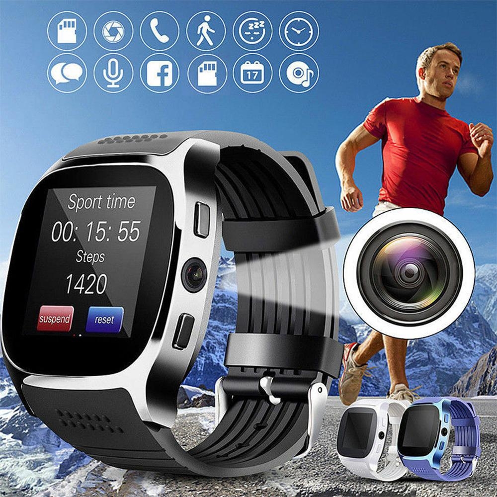 Đồng hồ thông minh T8 hỗ trợ thẻ SIM và camera