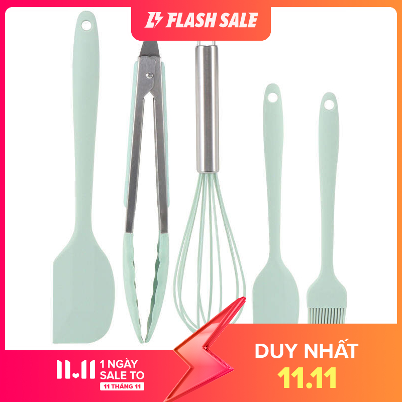 BÁO GIÁ Bộ Dao Làm Bếp Điện Máy Xanh | Shopee Lazada Sendo Tiki mới nhất 42 05 Bộ dao, dụng cụ vét bột và cọ quét dầu có chất liệu silicone máy đánh trứng dụng cụ làm bánh dụng cụ nhà bếp HONGXIA - INTL