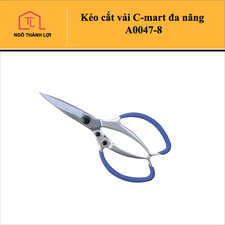 Kéo cắt đa năng C-Mart A0047-08 (200mm)
