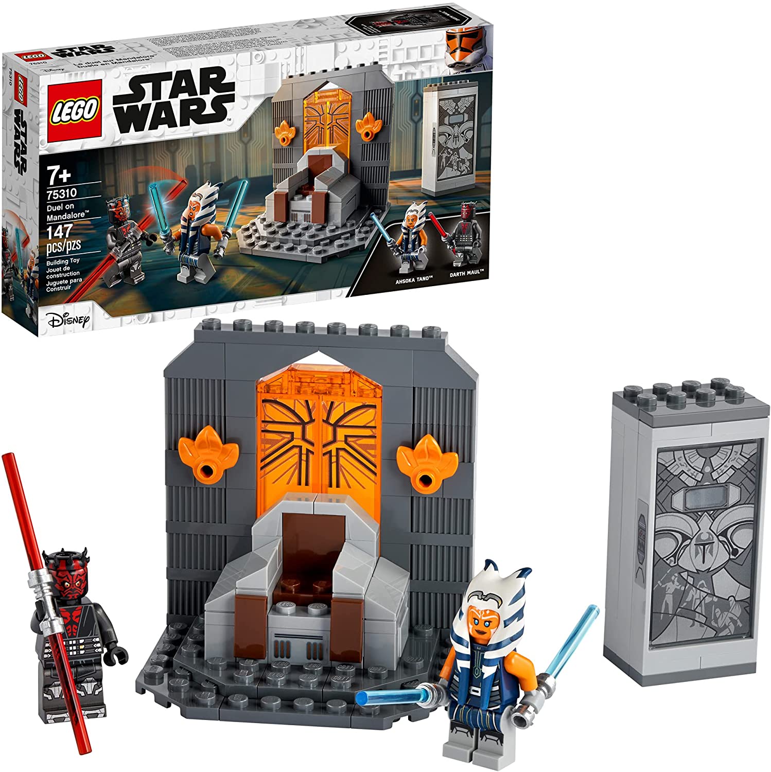 Đồ chơi LEGO Star Wars: The Clone Wars Duel on Mandalore 75310 Featuring Ahsoka Tano and Darth (trận chiến quyết định)