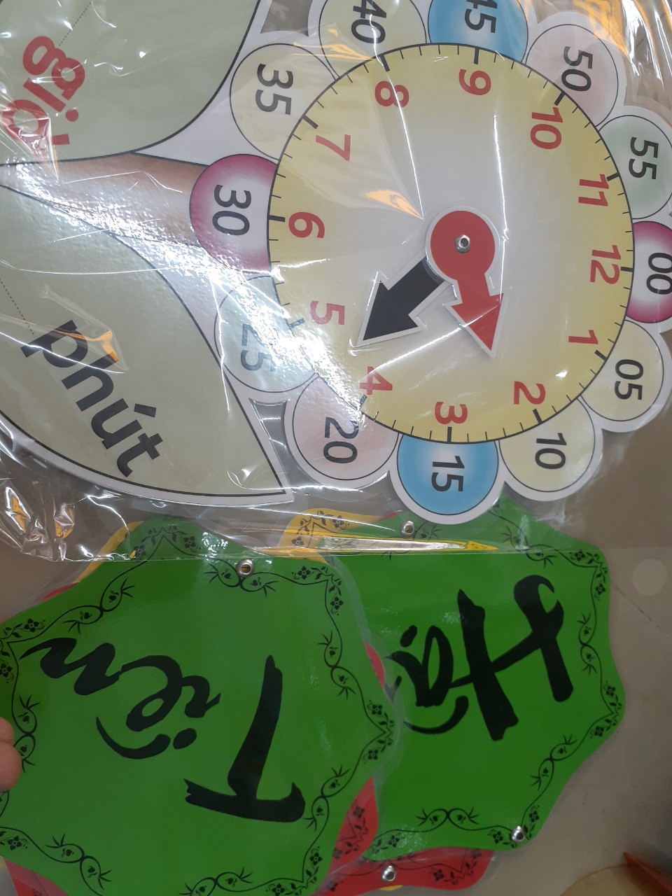 Flower and Leaf Clock (Miki Teaching Materials)