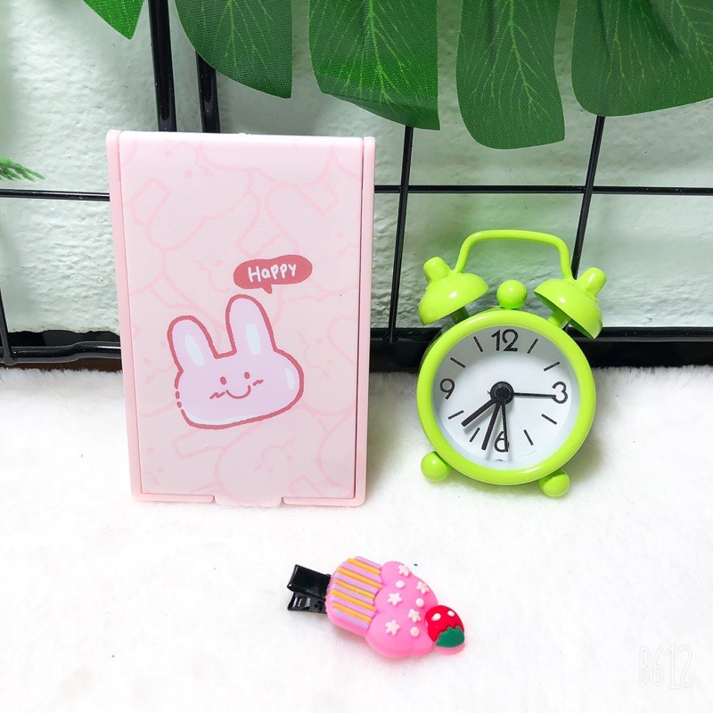 Gương lược bỏ bóp hình vuông 7*9cm