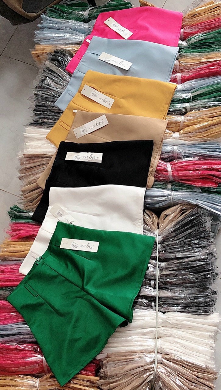 Quần đùi chất liệu tacta kiểu dáng basic đủ màu siêu xinh Q533
