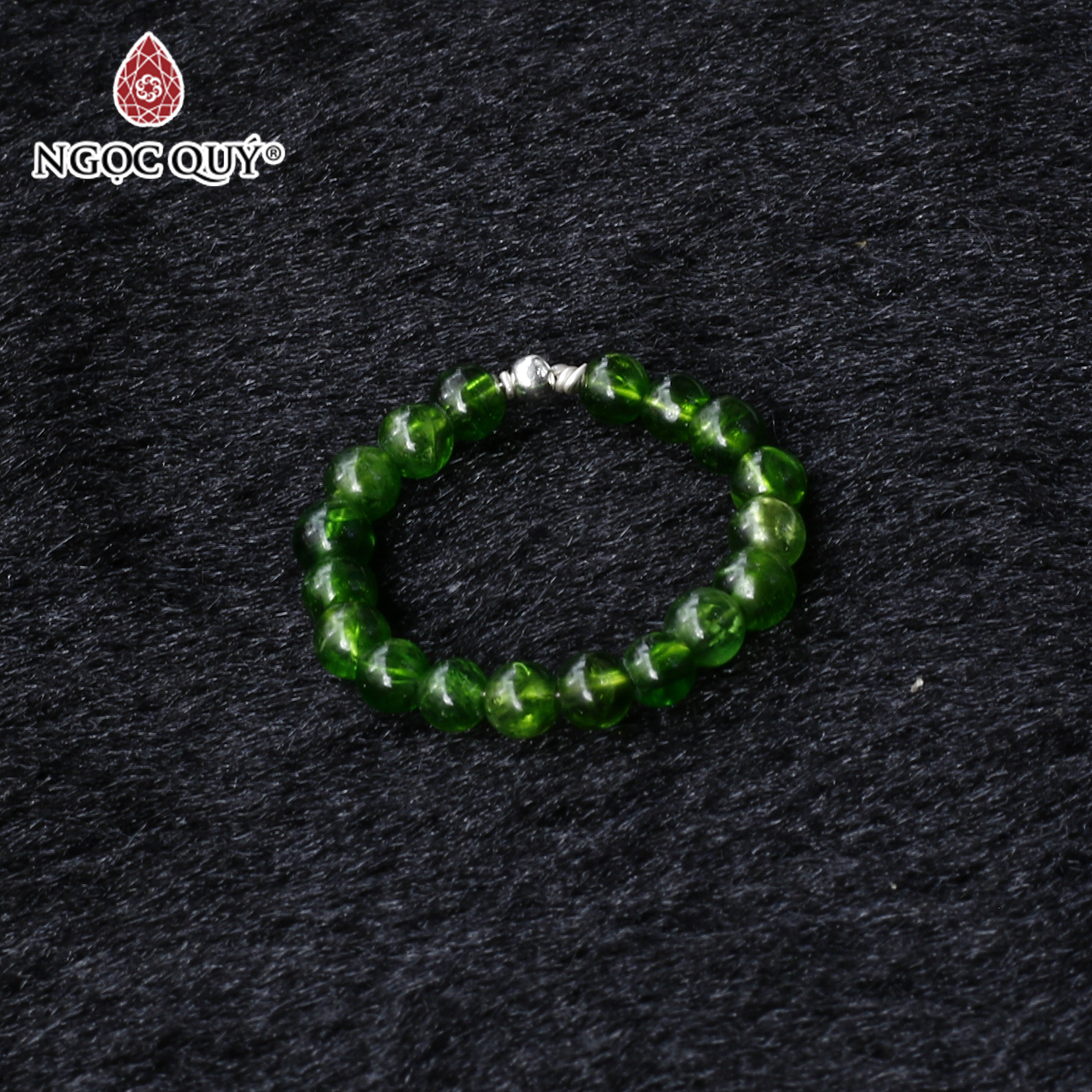 [HCM]Nhẫn đá diopside mệnh hỏa mộc - Ngọc Quý Gemstones