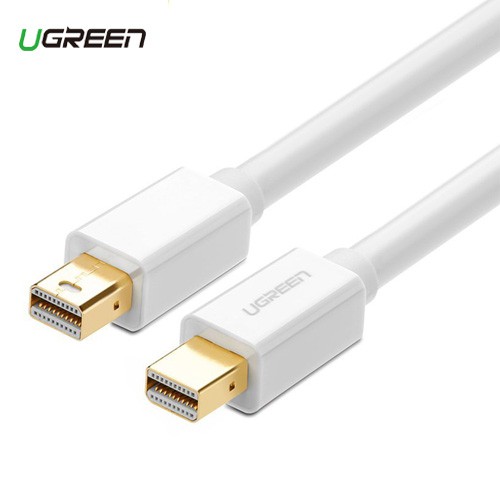 Cáp mini displayport to mini displayport dài 3m ugreen 10430 hỗ trợ 2k full hd - thunderbolt hàng
