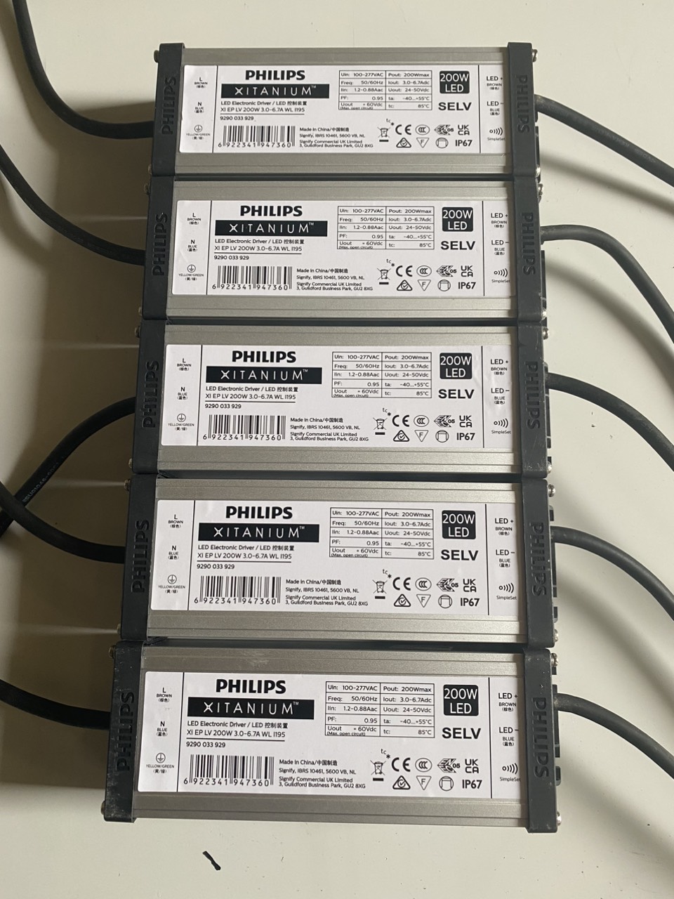 Driver LED Philips Xitanium 65w- 100w-150w-200w-250w