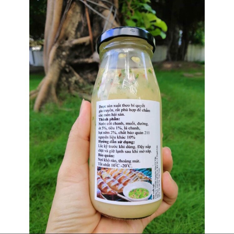 NƯỚC CHẤM HẢI SẢN (Nước chấm hải sản ớt xiêm xanh) 300ml - Thương hiệu Vua Nước Chấm