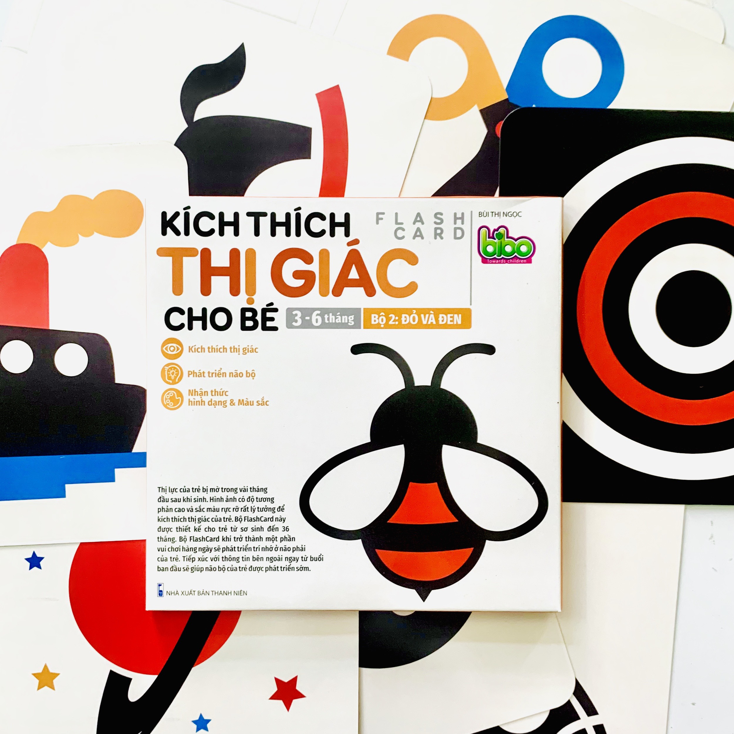 [FLASHCARD] Bộ Thẻ Kích Thích Thị Giác Cho Bé (từ 0-16 tháng tuổi)