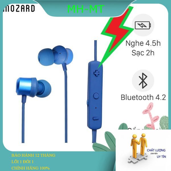 Tai nghe Bluetooth Mozard S205A Xanh