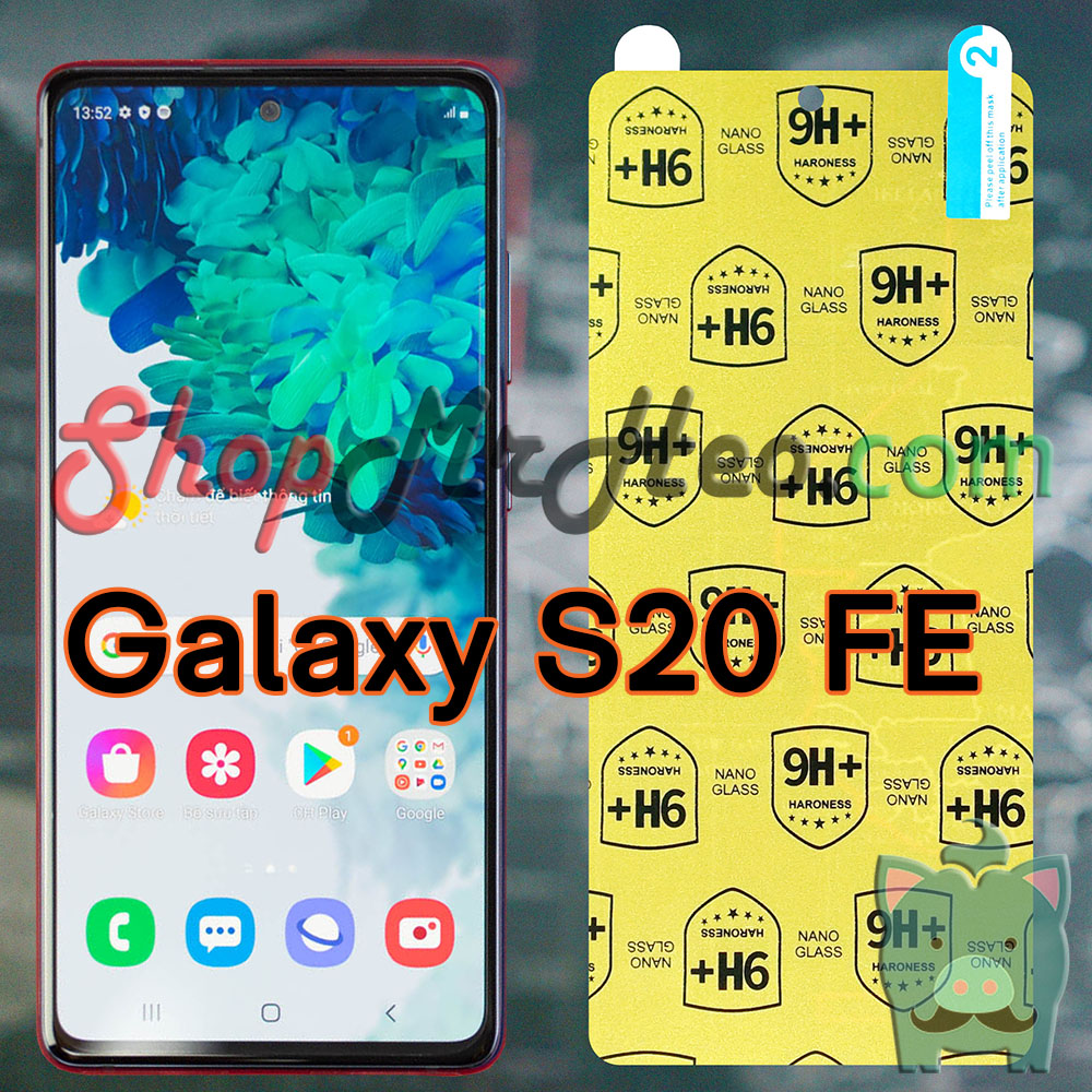Dán Cường Lực Nano Dẻo Samsung Galaxy S21 FE - SS Galaxy S20 FE (Trong Và Nhám)