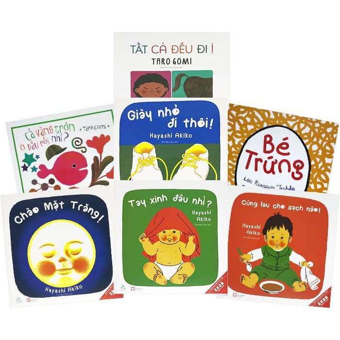 Sách - Ehon Nhật Bản - Bộ 6 Cuốn (0-3 Tuổi)