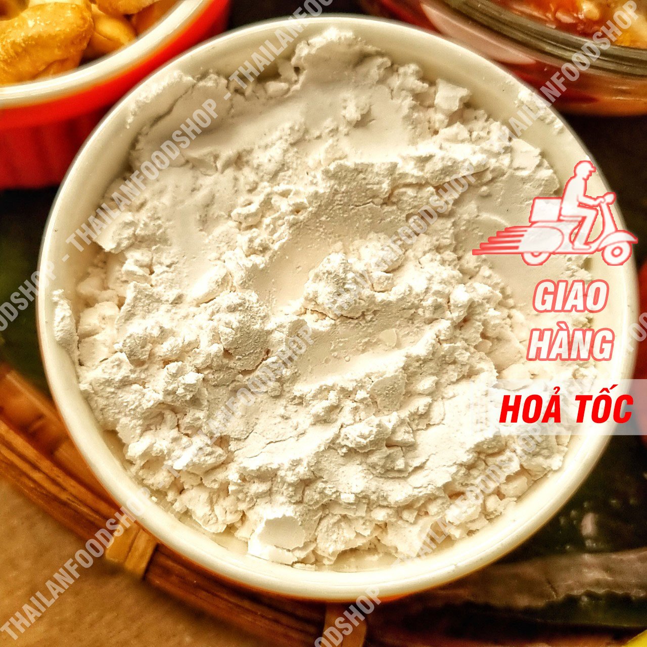 Tinh Bột Củ Sen ( 100% Nguyên Chất Từ Củ Sen Tươi ) - Lon 350gram