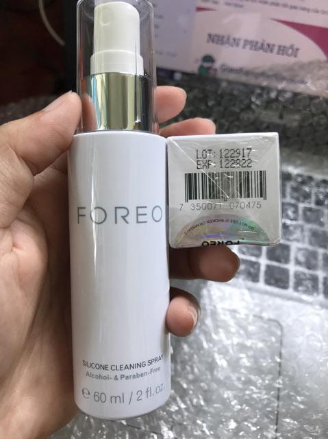 Xịt vệ sinh kháng khuẩn Foreo Silicone Cleaning Spray