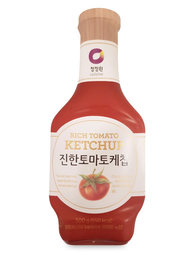 Xốt cà chua nguyên chất daesang chai 500g - nhập khẩu hàn quốc
