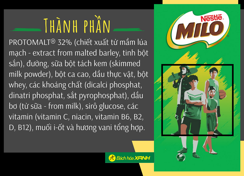 [HCM]SỮA BỘT MILO 400G