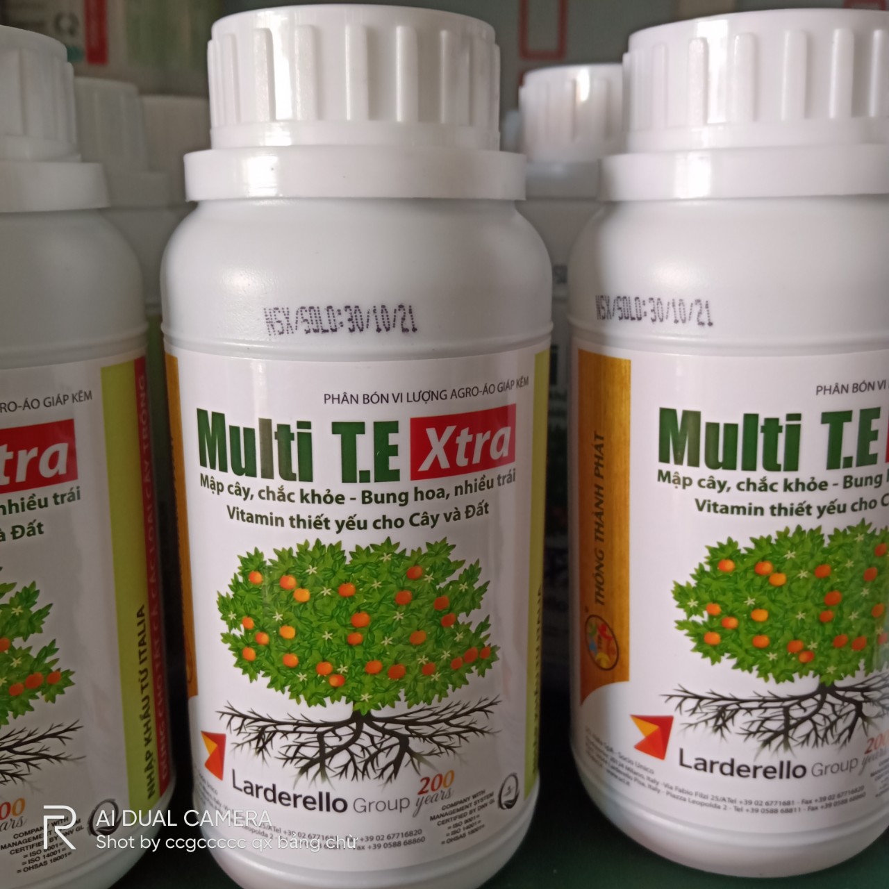 Phân bón vi lượng multi t.e xtra mập cây, chắc khỏe - bung hoa, nhiều trái, vitamin thiết yếu cho cây và đất