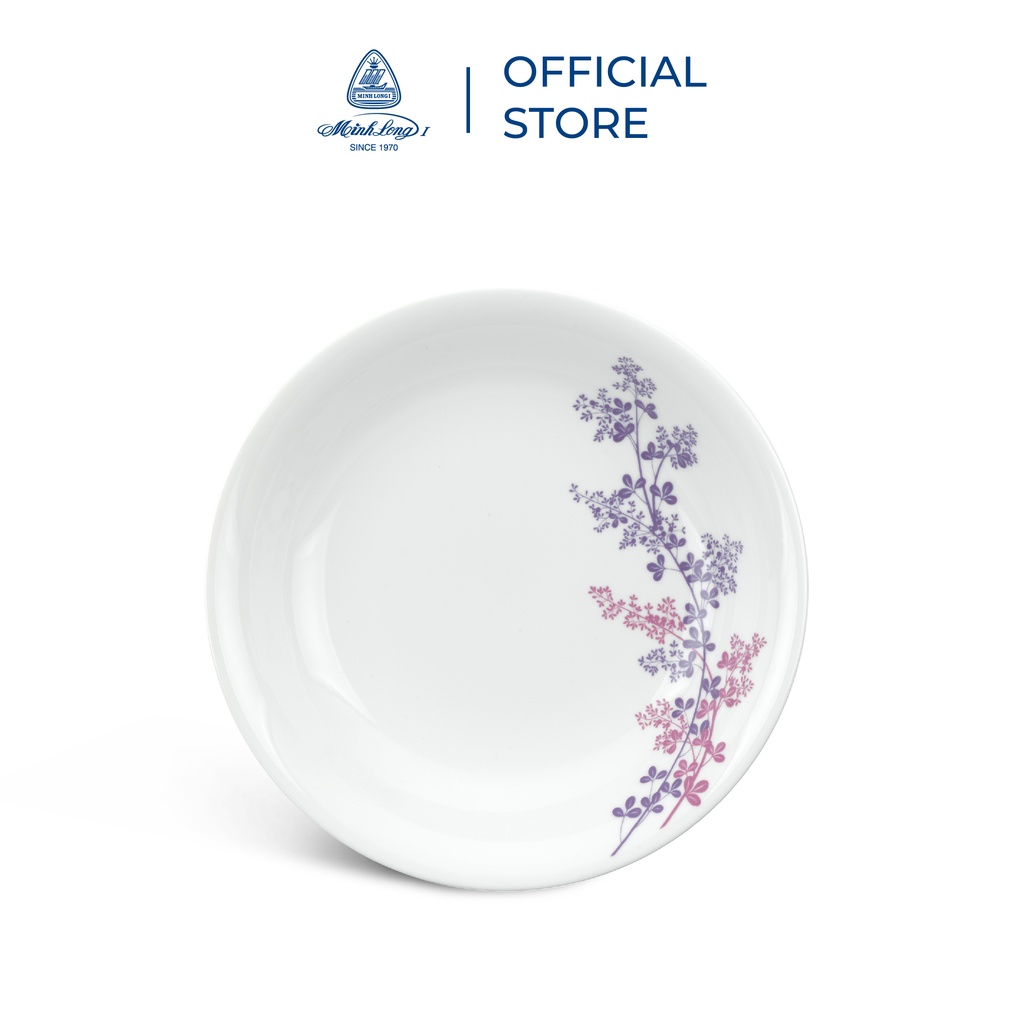 [QUÀ TẶNG ĐƠN 600K] Bộ Chén Dĩa Sứ Minh Long 9 Sản Phẩm - Cỏ Tím