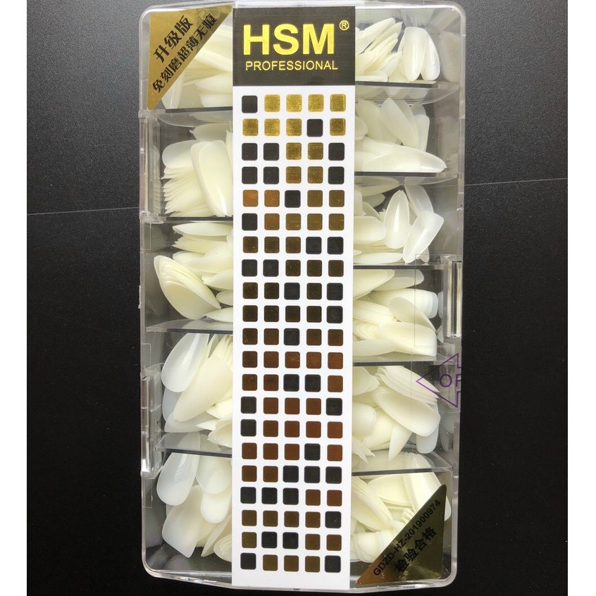 Móng úp HSM nhám nhọn bầu ( chuẩn Fom)