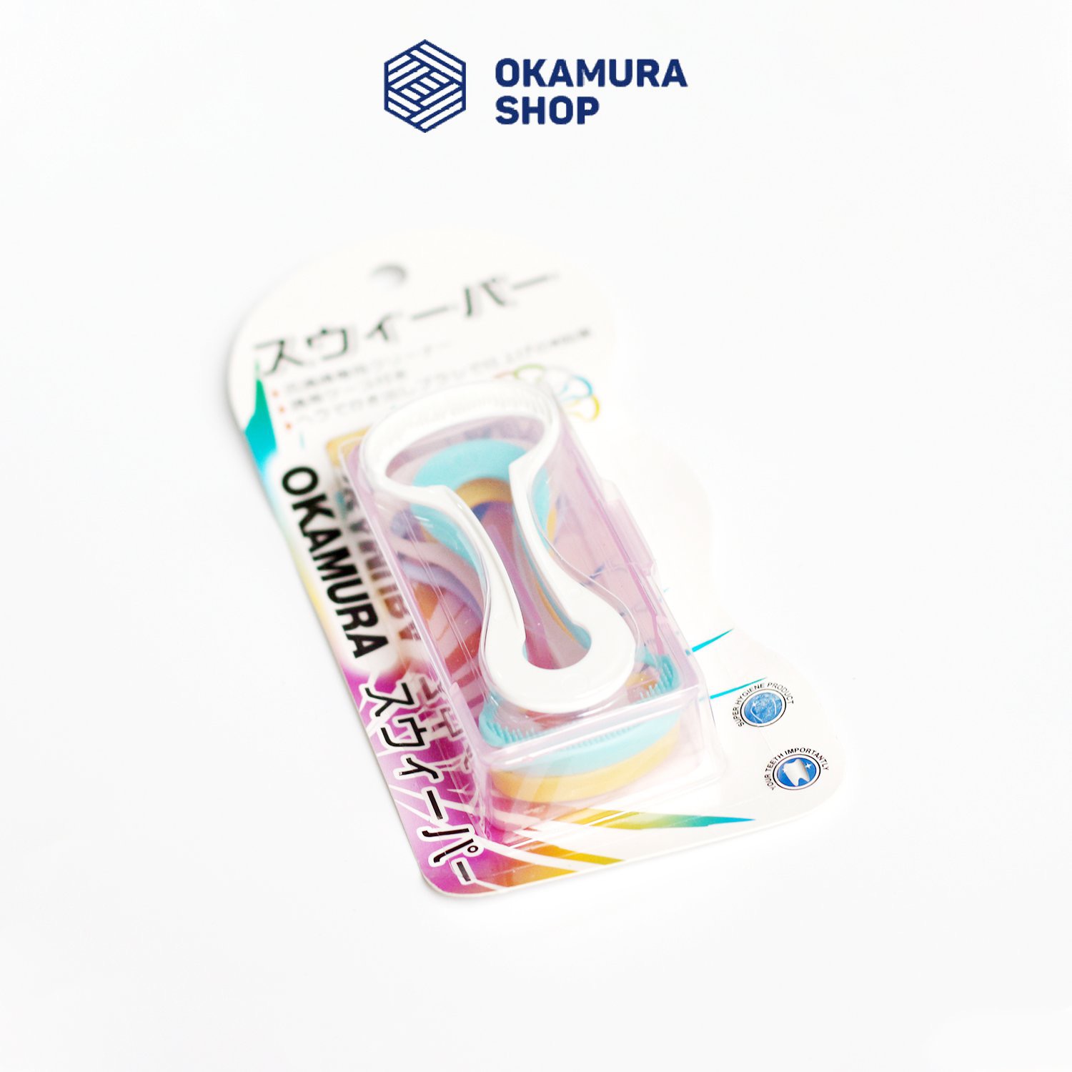 [HCM]Dụng cụ cạo lưỡi Okamura Nhật Bản Vỉ 5 cái