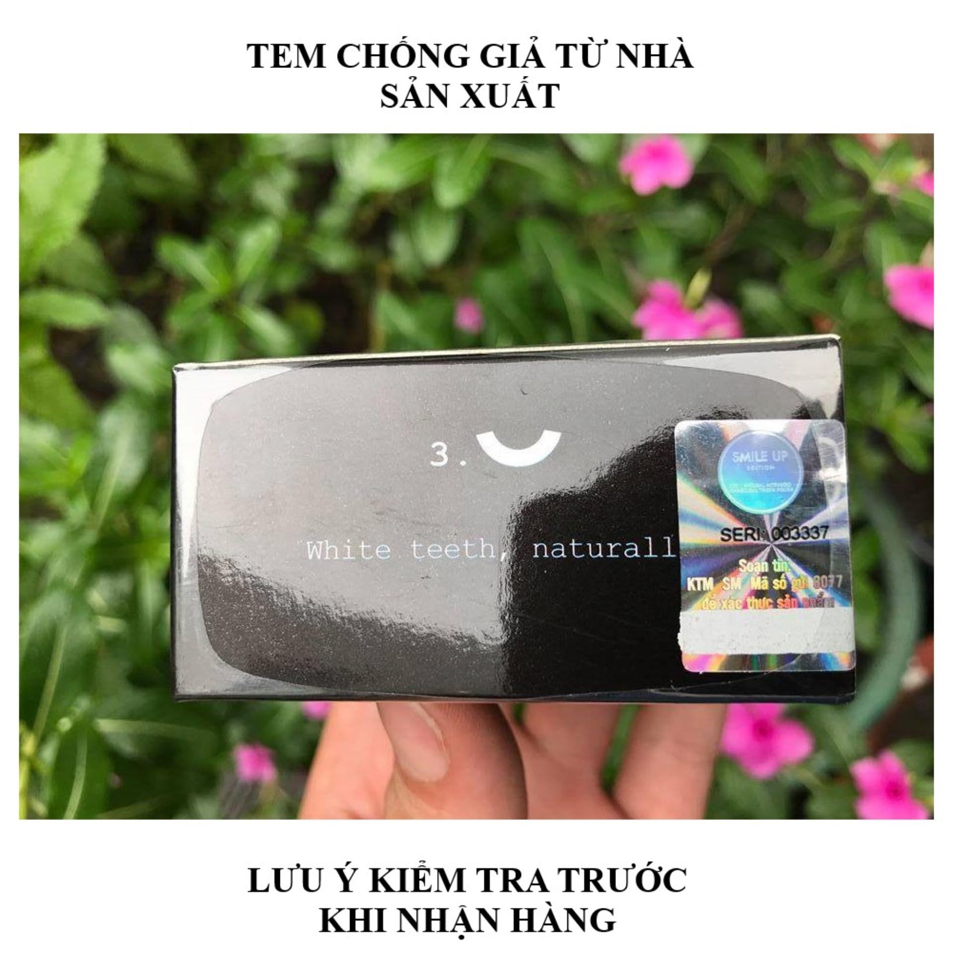 [HCM]Than hoạt tính trắng răng SMILE UP 100gram