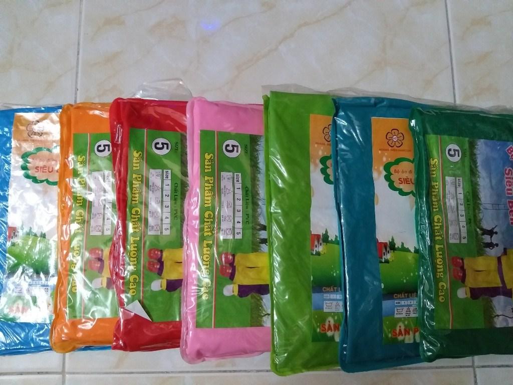 [HCM]Bộ Áo Mưa Cho Bé Trai Bé Gái ( Số 1-5)