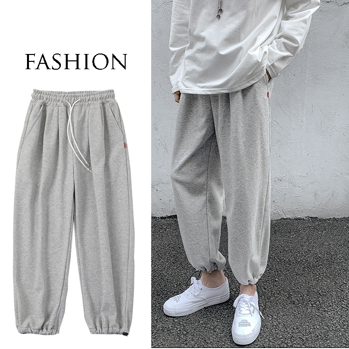 Quần Culottes Quần Ống Rộng Nam Mặc Kiểu Jogger Hay Dáng Suông Rộng Basic Thời Trang FASHION4MEN QUAN JOGGER NAM 9000064C