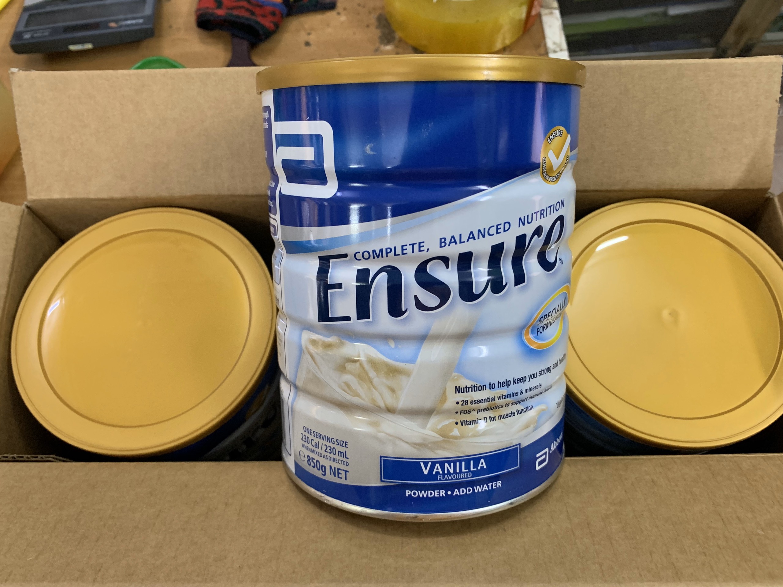 Sữa Ensure Úc 850g Vị Vani