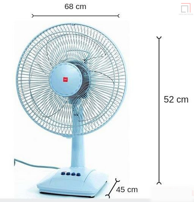 [HCM]QUẠT BÀN KDK A30A-GY XÁM