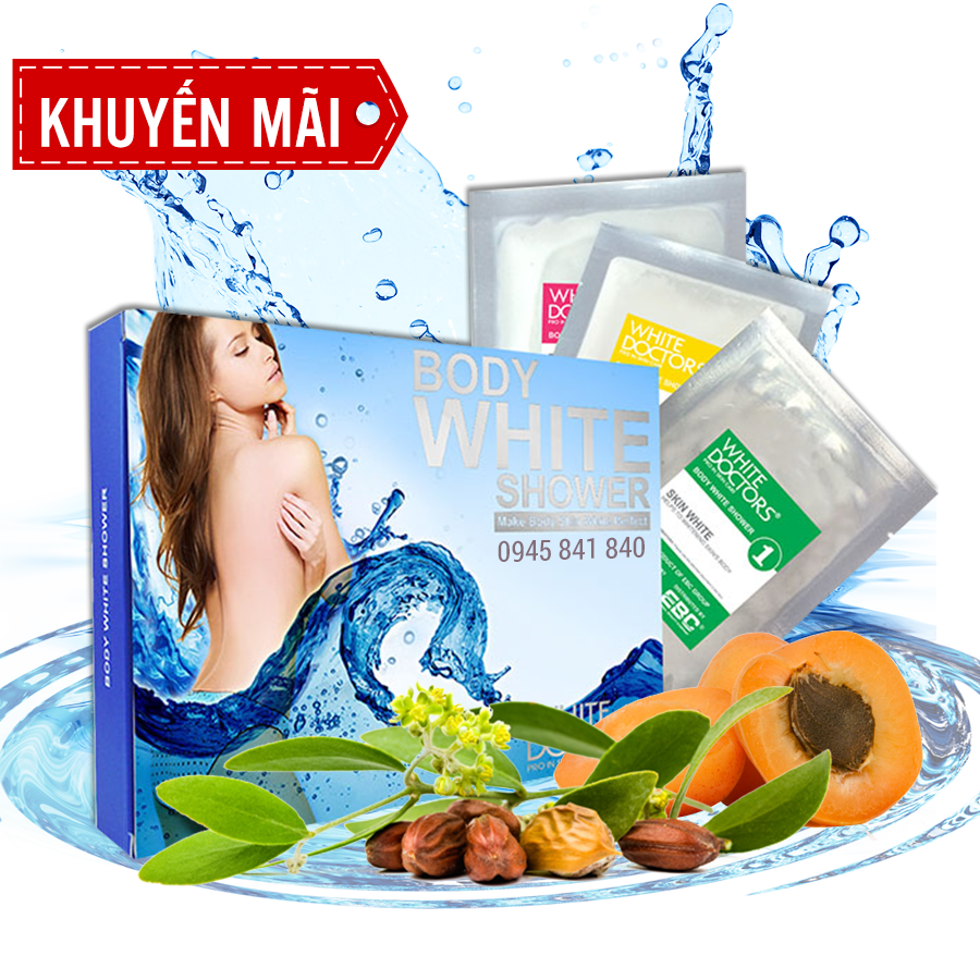 kem tắm trắng white doctor 3 trong 1 WHITE DOCTORS BODY WHITE SHOWER