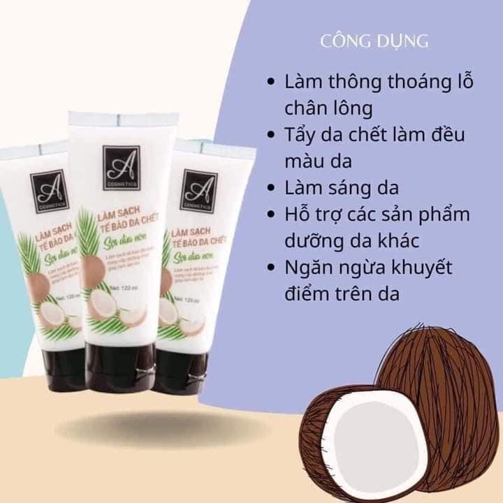 Tẩy Tế Bào Chết Sợi Dừa Non Acosmetics