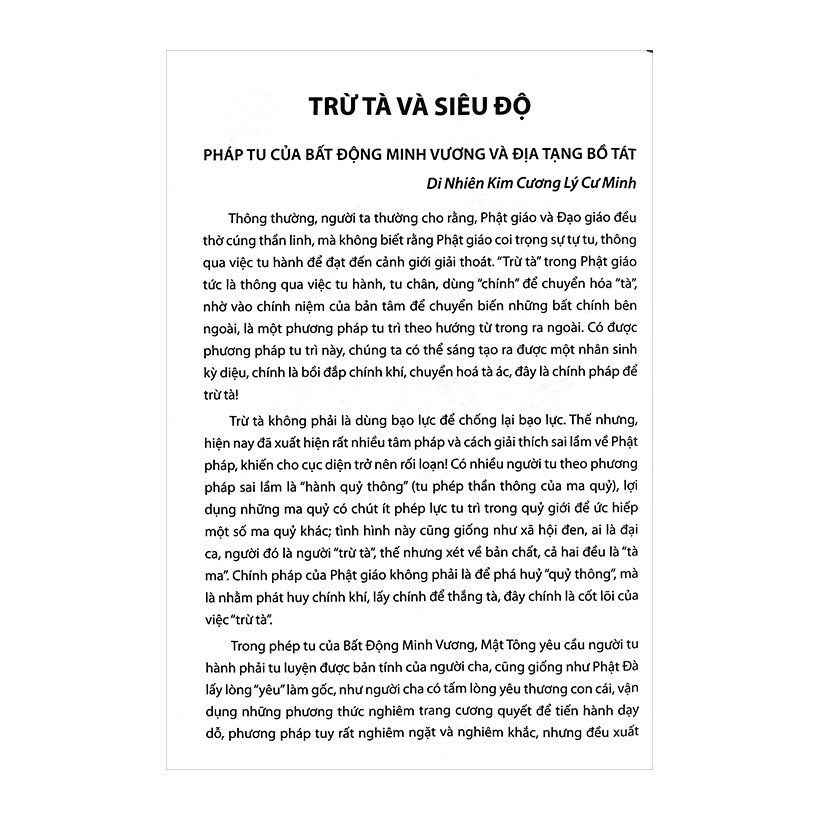 Sách Trừ Tà Và Siêu Độ