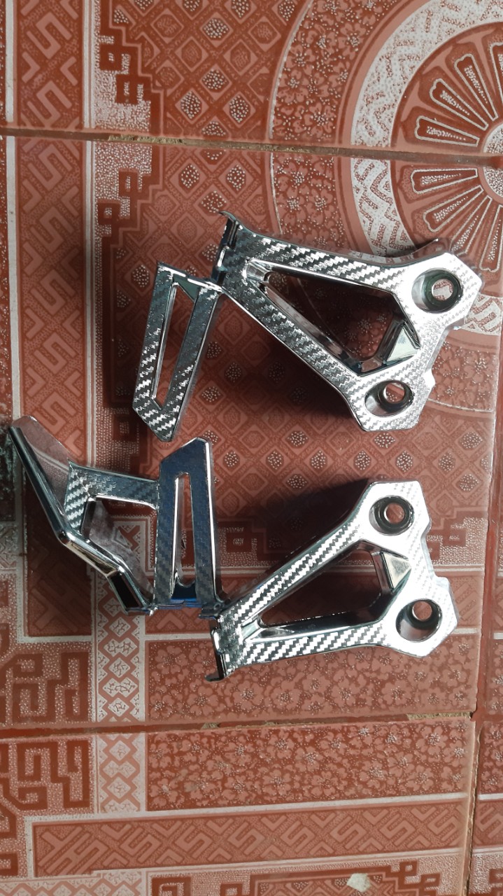 cặp ốp gác chân sau mạ crom xe winner