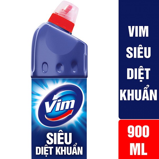 Nước Tẩy Bồn Cầu Vim Diệt Khuẩn (880ml) - Xanh Biển
