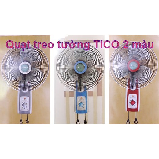 Quạt treo 2 dây cánh 400 TICO B400 (3 cánh trong/3 cánh đỏ)