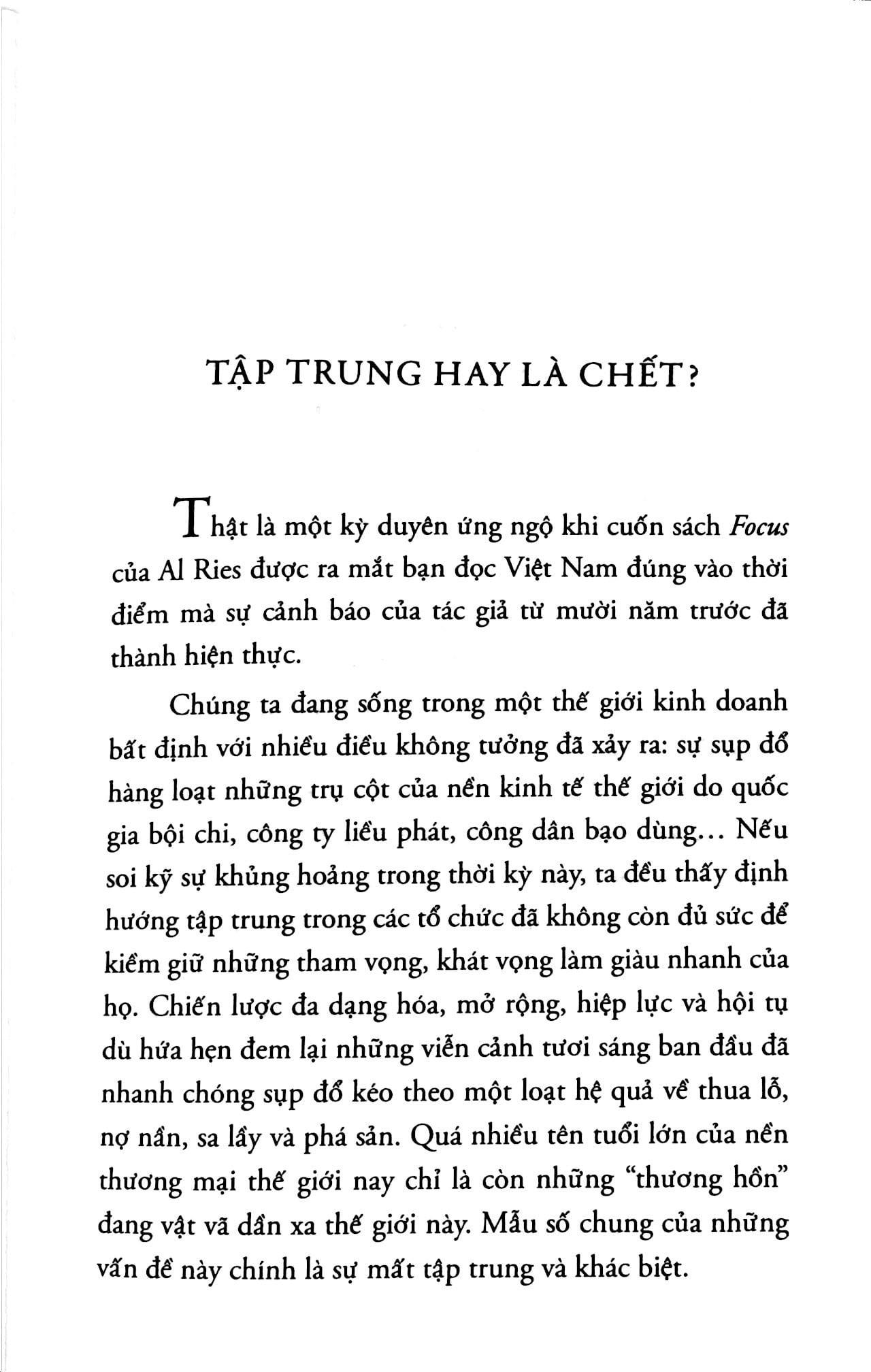 Sách - Tập trung hay là chết?